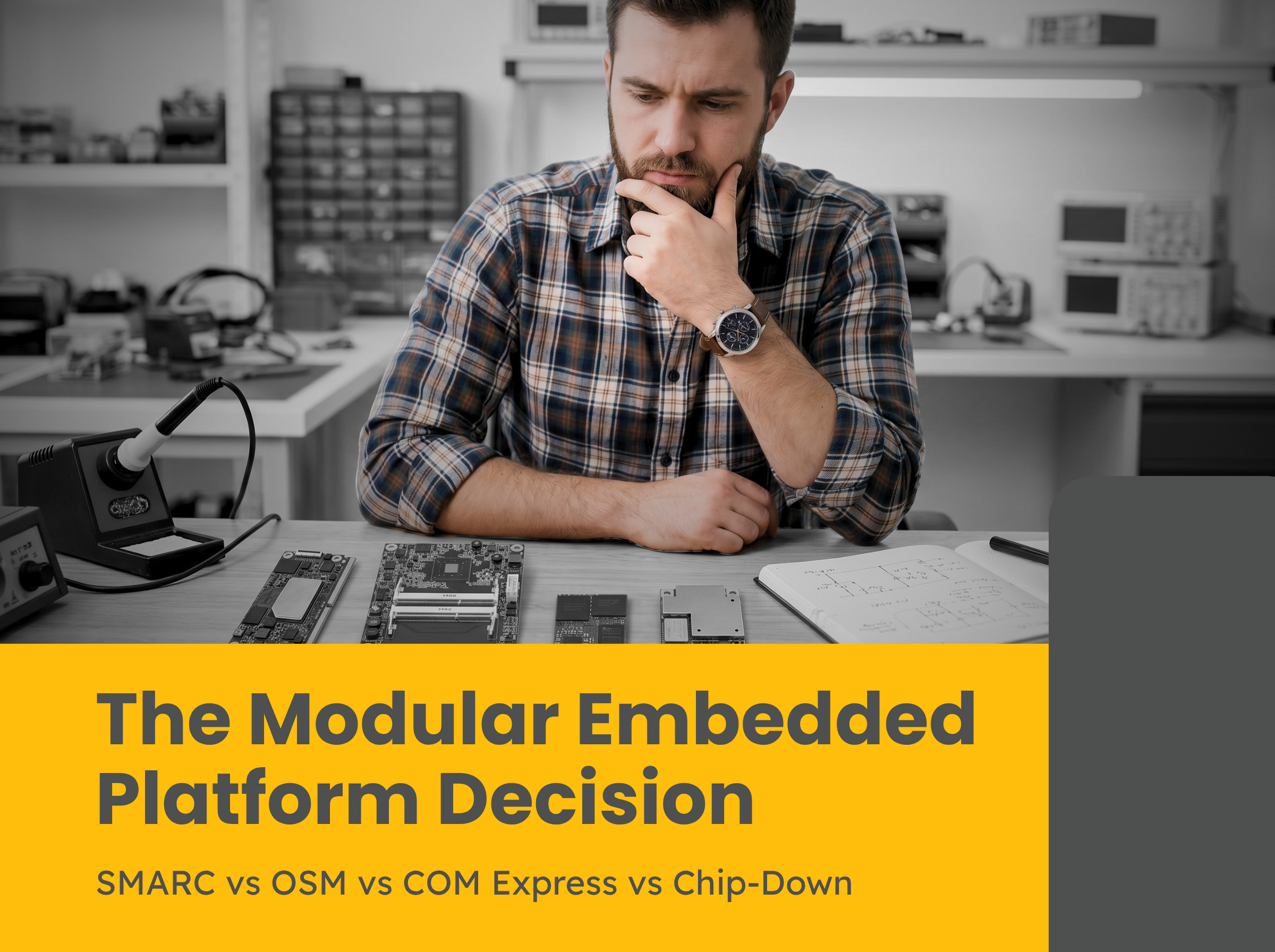SMARC vs OSM vs COM Express vs Chip-Down: The Modular Embedded Platform Decision