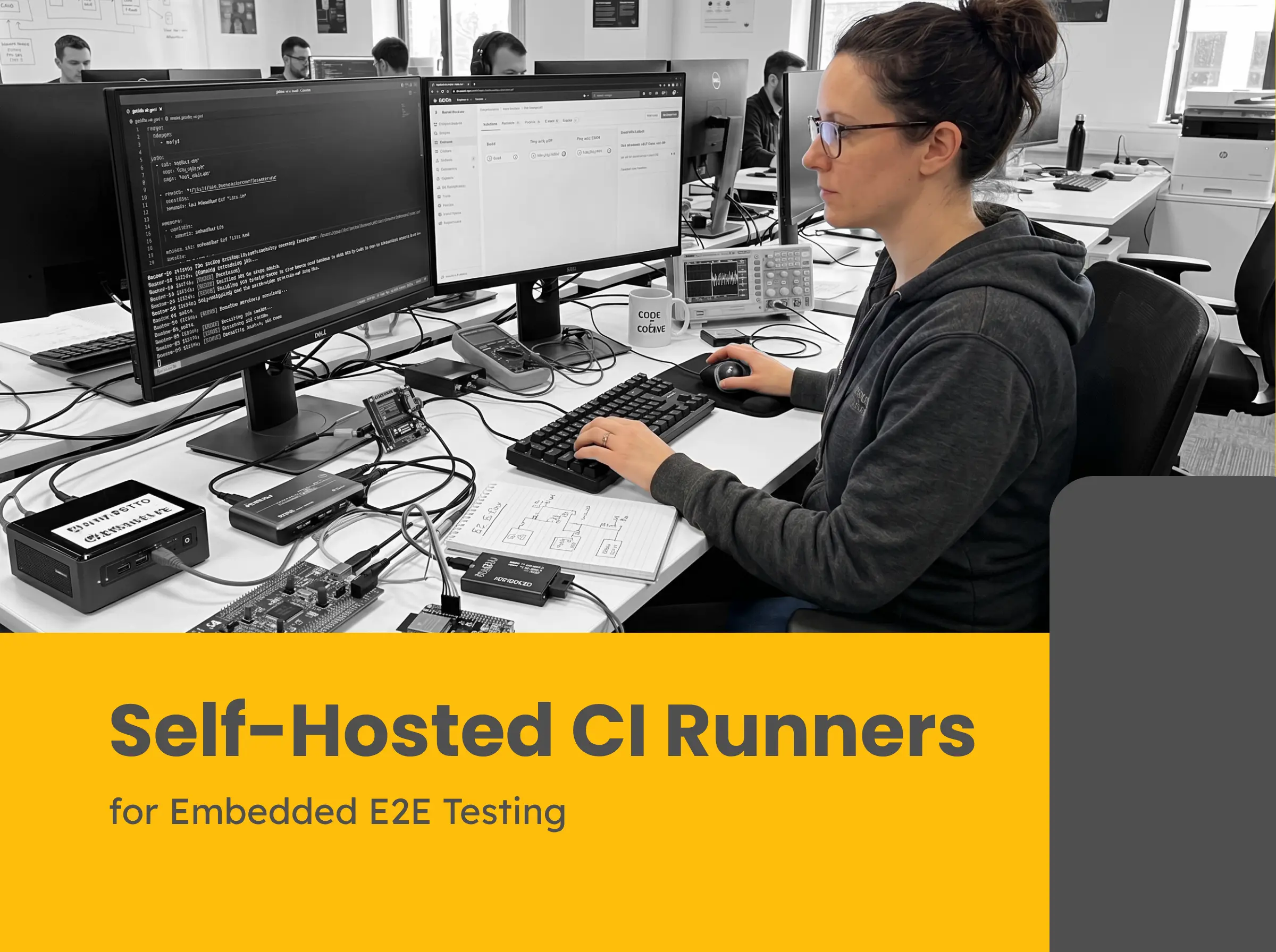 Self-Hosted CI Runners for Embedded E2E Testing