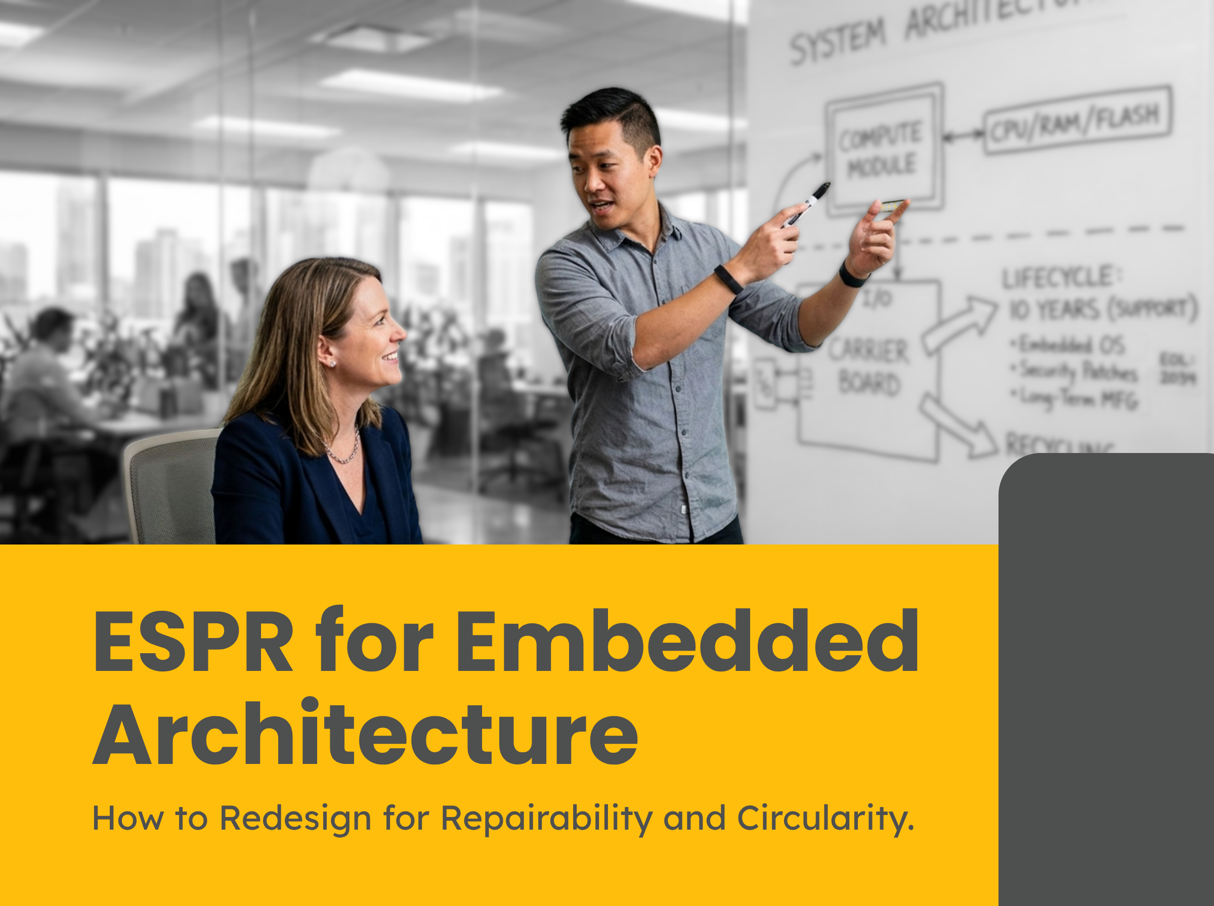 The ESPR Is Coming for Your Embedded Architecture: How European Hardware Teams Should Redesign for Repairability, Modularity, and Circularity