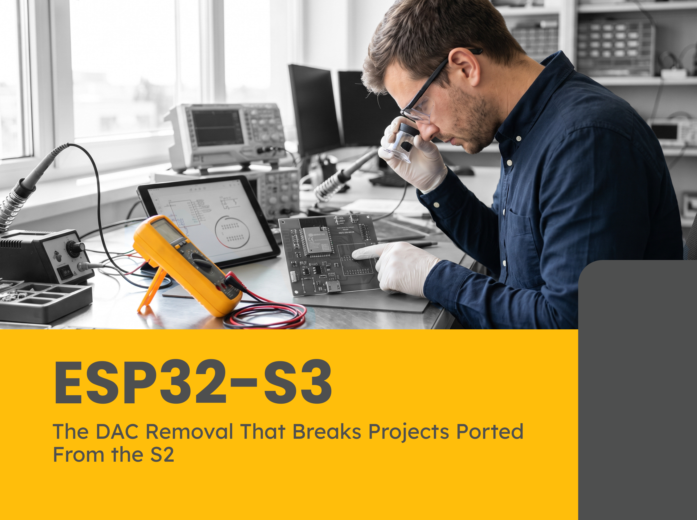 ESP32-S3: The DAC Removal That Breaks Projects Ported From the S2